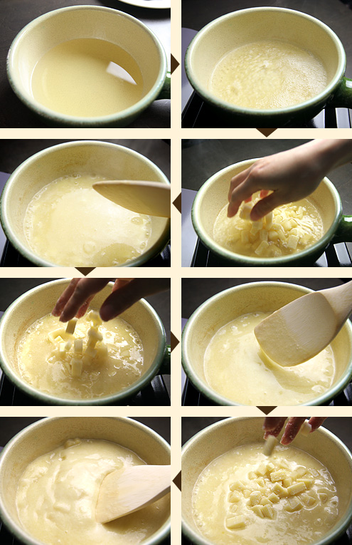 チーズフォンデュの作り方